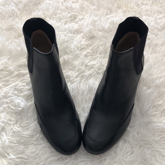 ALIZ shoe. Black Leather. High heels. - Picture 2 of 7